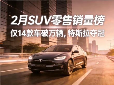 2月SUV销量排行榜，小米YU7亚军，宋Pro DM-i第15